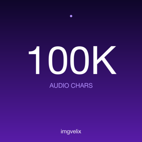AI Voiceover Credits — 100,000 characters