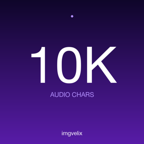 AI Voiceover Credits — 10,000 characters