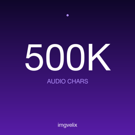 AI Voiceover Credits — 500,000 characters